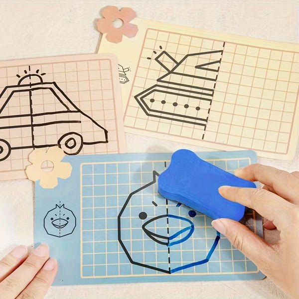 Symmetry Drawing Activity Book for Kids