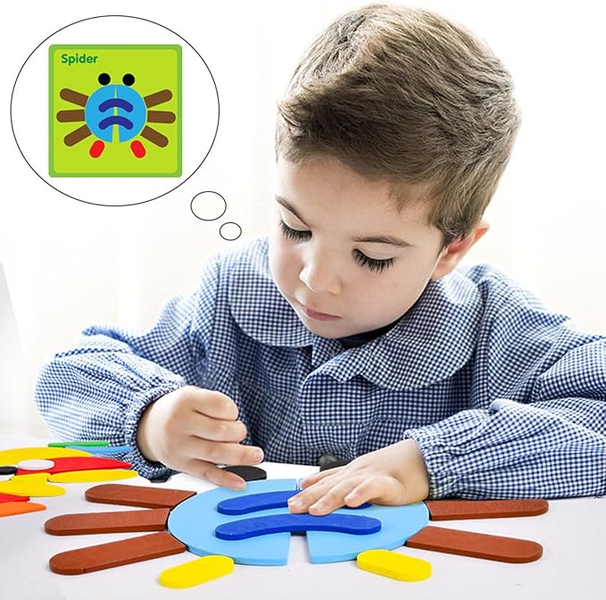 أحجية أشكال الحيوانات على طريقة منتسوري