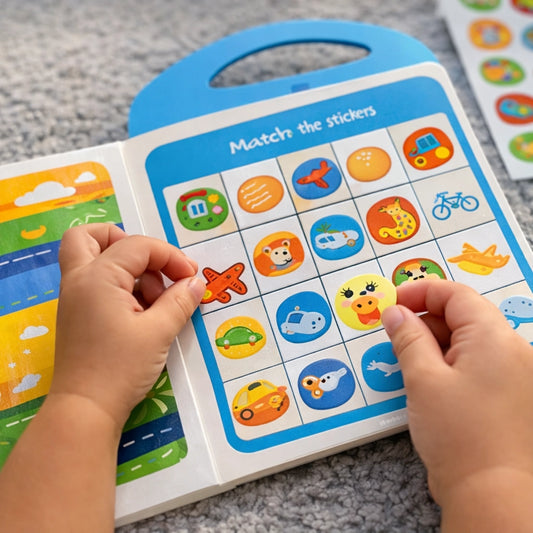 Reusable Magic Water Coloring & Sticker Book