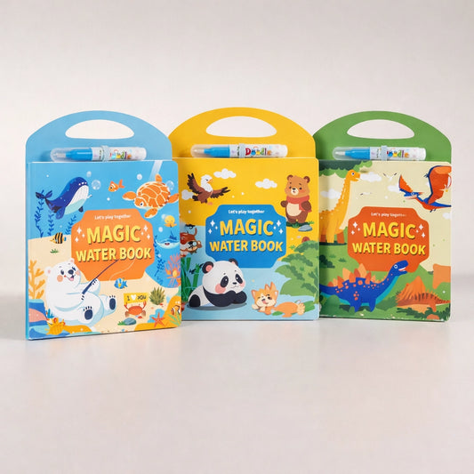 Reusable Magic Water Coloring & Sticker Book
