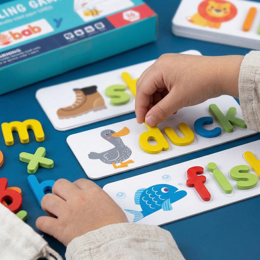 Montessori Wooden Spelling Game