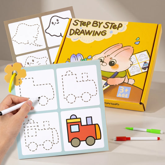Reusable Step-by-Step Drawing Book